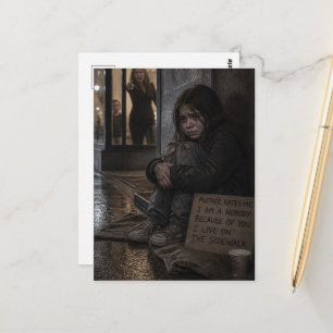 Meine Mutter hasst es, dass ich auf einem Bürgerst Postkarte