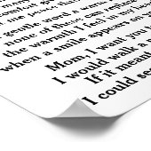 MEINE MUTTER HAT EIN KLEINES POSTER (Ecke)