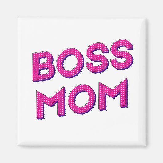 Meine MUTTER Immer CHEFIN Magnet (Vorne)