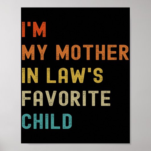 Meine Mutter in Gesetzen liebt Kindermütter Da Poster (Vorne)