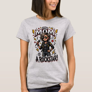 Meine Mutter ist ein Rockstar Lustiger Muttertag T-Shirt