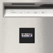 Meine Mutter ist eine Kriegerin BRCA Bewusstsein B Magnet (In Situ (Geschirrspüler))