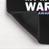 Meine Mutter ist eine Kriegerin BRCA Bewusstsein B Mousepad (Ecke)
