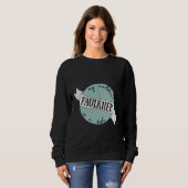 Meine Mutter ist Fischfaulker Sweatshirt (Vorne ganz)