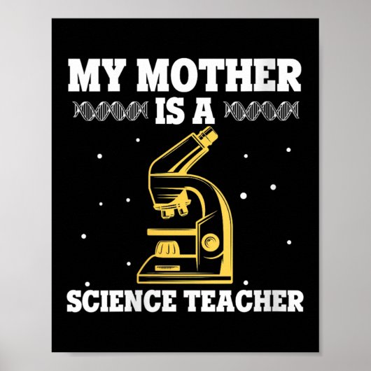 Meine Mutter ist Lehrerin für Naturwissenschaften, Poster (Vorne)