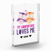 Meine Mutter Liebe Ich - Eule Fotoblock (Links)