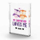 Meine Mutter Liebe Ich - Eule Fotoblock (Rechts)