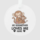 Meine Mutter Liebe Ornament (Vorderseite)