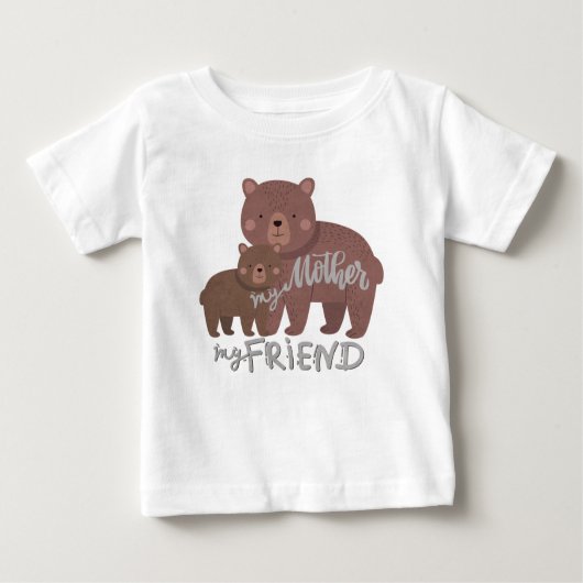 Meine Mutter, mein Freund Baby T-shirt (Vorderseite)