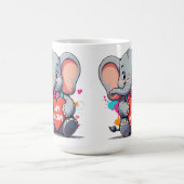 meine Mutter - Mütter tagelang - Elefant Kaffeetasse (Mittel)
