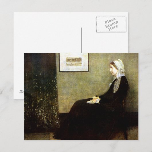 Meine Mutter Postkarte (Vorne/Hinten)