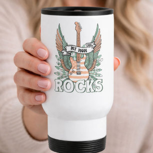 Meine Mutter rockt Rocks Muttertag Einzigartig Reisebecher