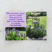 MEINE MUTTER STEIN KARTE (Innenseite)