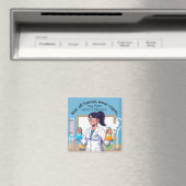 Meine Mutter trägt einen Laborkittel Magnet (In Situ (Geschirrspüler))