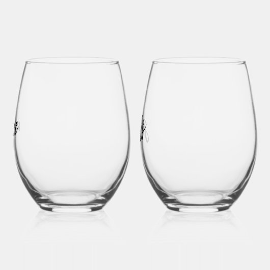 Meine Mutter Weinglas Ohne Stiel (Links)