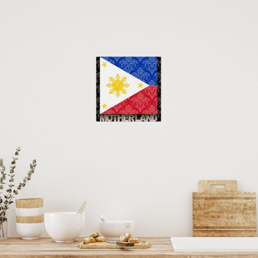 Meine Mutterländer Philippinen Poster (Küche)