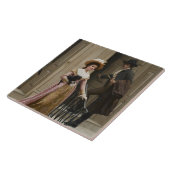 Meine Nachbarin nebenan (Flirting Couple) (Schönhe Fliese (Seite)