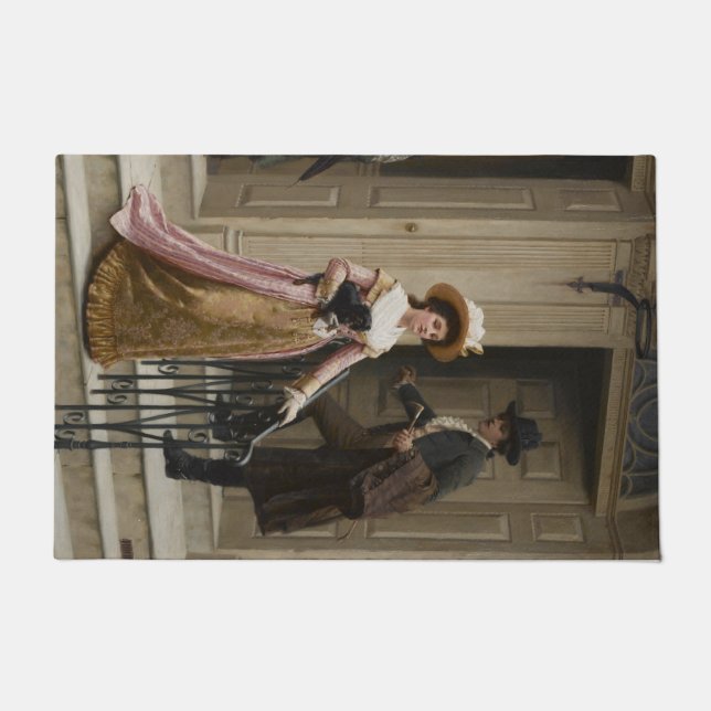 Meine Nachbarin nebenan (Flirting Couple) (Schönhe Fußmatte (Vorderseite)