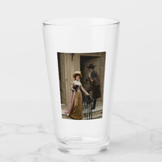 Meine Nachbarin nebenan (Flirting Couple) (Schönhe Glas (Vorderseite)