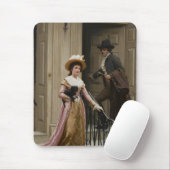 Meine Nachbarin nebenan (Flirting Couple) (Schönhe Mousepad (Mit Mouse)