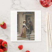 Meine Nachbarin nebenan (Flirting Couple) (Schönhe Serviette (Beispiel)