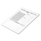 Meine nächste Idee Gray Notepad Notizblock (angewinkelt)