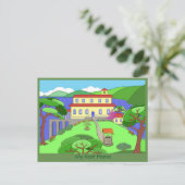 Meine nächste Zuhause Postkarte (Stehend Vorderseite)