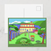 Meine nächste Zuhause Postkarte (Vorne/Hinten)