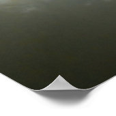 Meine Nächte sind Full Moon Night Sky Poster (Ecke)