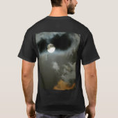 Meine Nächte sind Vollmond-Nachtschicht T-Shirt (Rückseite)