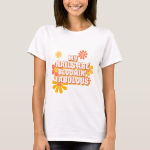 Meine Nägel sind Bloomin's fabelhafte Sonnenblumen T-Shirt