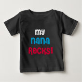 Meine Nana-Felsen Baby T-shirt (Vorderseite)