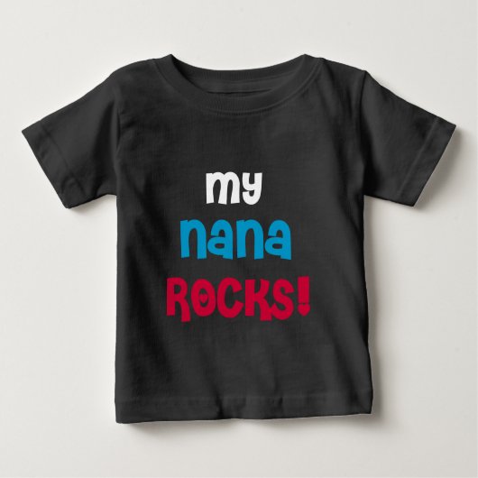 Meine Nana-Felsen Baby T-shirt (Vorderseite)