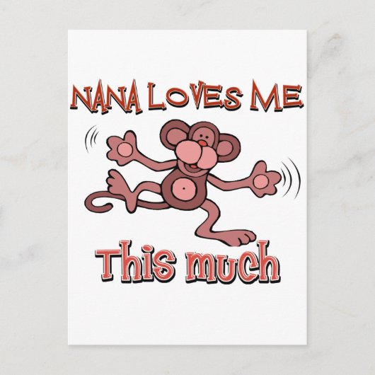 Meine Nana-Liebe mir so viel Postkarte (Vorderseite)
