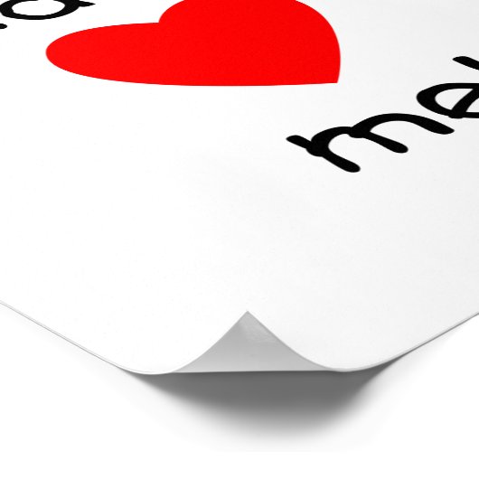 meine nana-Liebe Poster (Ecke)