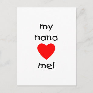 meine nana-Liebe Postkarte
