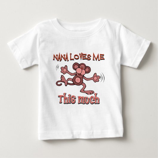 Meine Nana-Lieben ich dieses viel Baby T-shirt (Vorderseite)