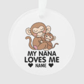 Meine Nana-Lieben Ornament (Vorderseite)