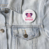 Meine Narben erzählen ein historisches Brustkrebsb Button (Beispiel)