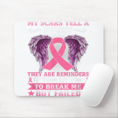 Meine Narben erzählen ein historisches Brustkrebsb Mousepad (Mit Mouse)