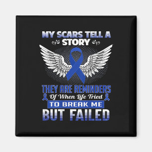 Meine Narben erzählen eine Geschichte - Colon Canc Magnet