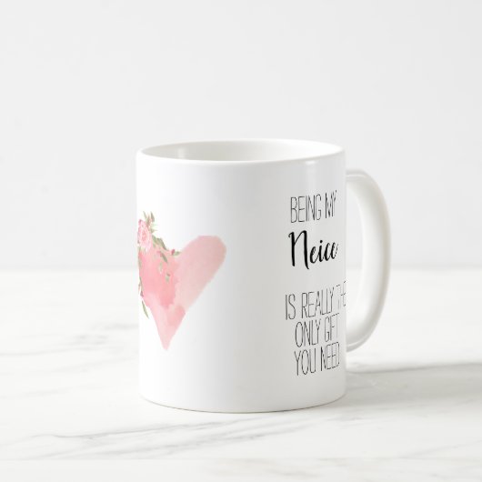 Meine Neice zu sein ist das einzige Geschenk, das Kaffeetasse (VorderseiteRechts)