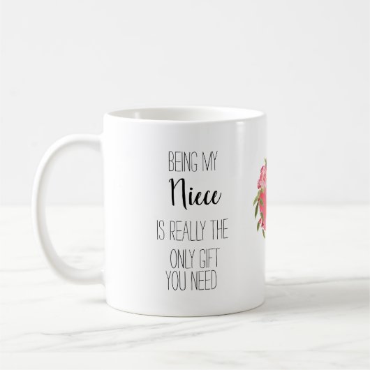 Meine Neice zu sein ist das einzige Geschenk, das  Kaffeetasse (Links)