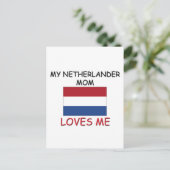 Meine Netherländer-Mama Liebe Postkarte (Stehend Vorderseite)