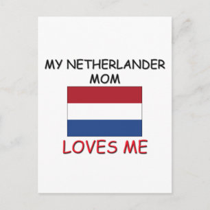 Meine Netherländer-Mama Liebe Postkarte