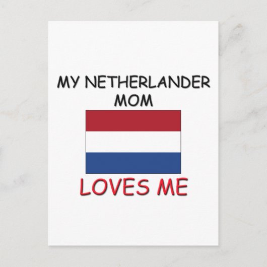 Meine Netherländer-Mama Liebe Postkarte (Vorderseite)