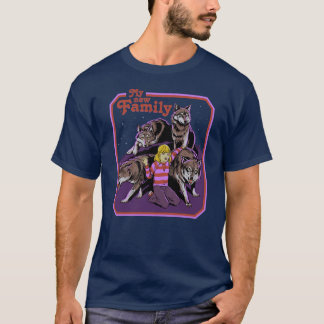 Meine neue Familie Familienmädchen vintage T-Shirt