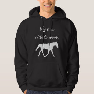 Meine neue Reise zur Arbeit bei Pferdefreude Hoodie