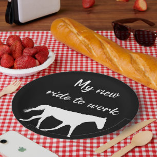 Meine neue Reise zur Arbeit bei Pferdefreude Pappteller