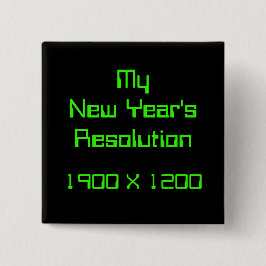 Meine Neujahrsresolution, 1900 X 1200 Button